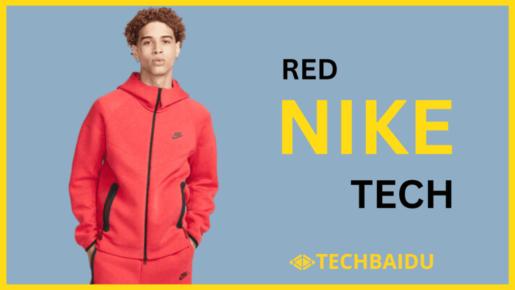 red nike tech