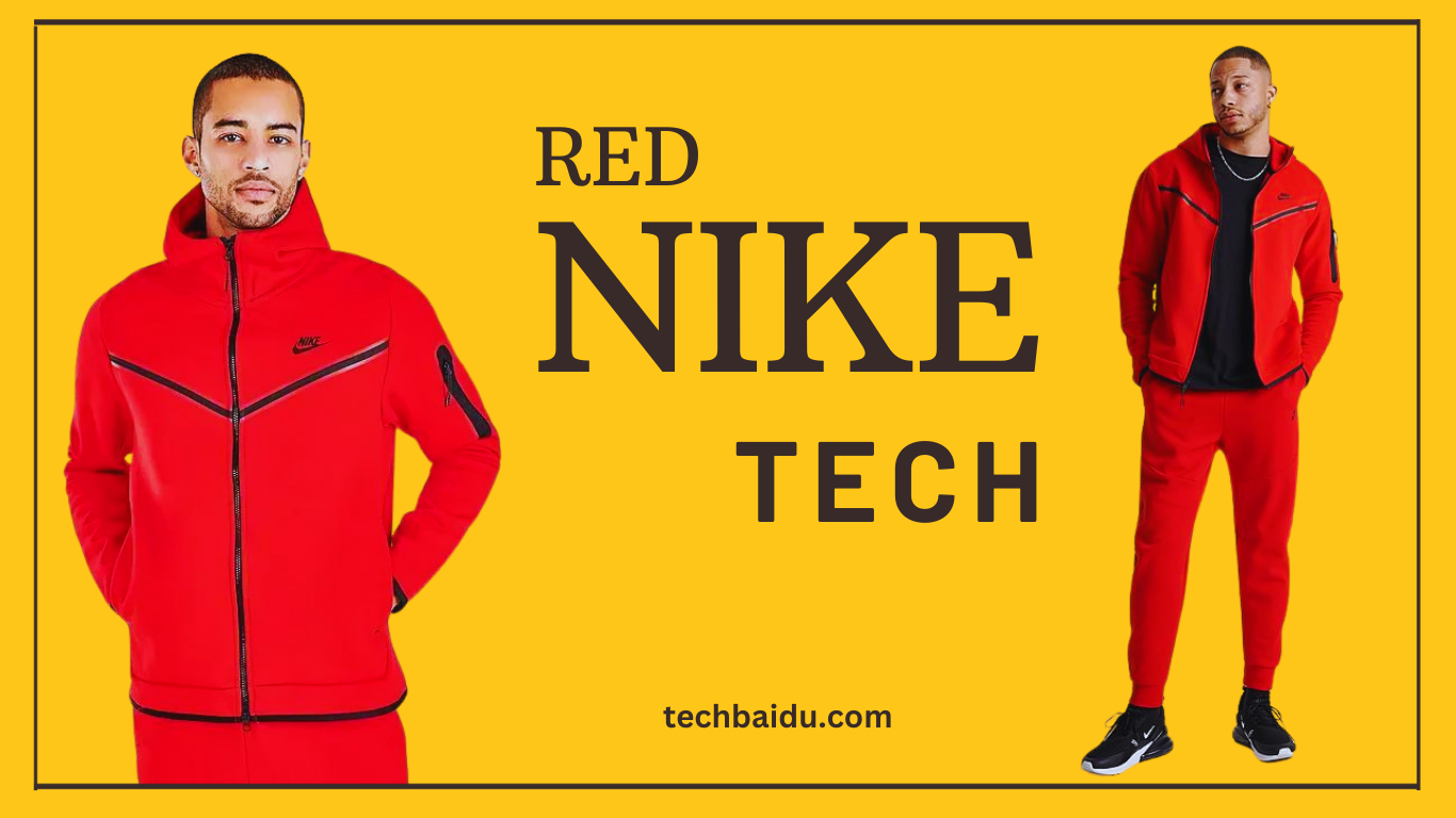 red Nike tech